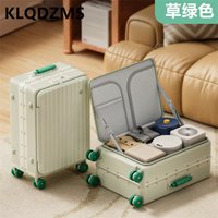 COLENARA Front Opening Large Capacity Luggage Compartment 2026 New suitcases Password Travel Box 20 Inch Portable Cabin Luggage