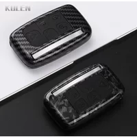 ABS Carbon Fiber Car Key Case Cover For Jaguar XE XJ XF Guitar Land Rover Range Rover Sport Evoque Freelander Velar Discovery 4