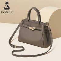 FOXER Genuine Leather Women's Handbag Luxury Crossbody Bag Casual Lady Fashion Shoulder Messenger Bag for Girls 2026 Hot Sale
