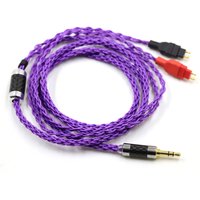 8 Core Headphone Cable XLR 4.4mm 2.5mm 6.35mm Cable For Sennheiser HD580 HD600 HD650 hd545 hd565 hd535 HD660S HD6XX