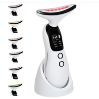 7 in 1 LED Beauty Device for Face Neck Microcurrent Facial Device Facial Massager Skin Care Tool for Skin Revitalization