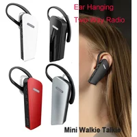 Walkie Talkie Wireless Mini 3W 400-470Mhz Radio Earphone Radio Beauty Salon Hair Salon Restaurant Ear Hook Small Compact
