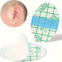 20/40/80pcs Disposable Transparent Waterproof Ear Stickers, Invisible Membrane Earmuffs Waterproof Stickers, Suitable for Shower