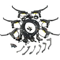 AliExpress nfox NFOX mountain bike hydraulic disc brake kit SM2A four piston caliper electric scooter 2-pin 3-pin power-off handle accessories