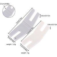 2Pcs Sewing Machine Presser Foot Set For Thick Denim & Hems – Includes Buttonhole, Reed, And Hump Jumper Plates