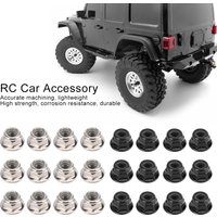 NonSlip Tire 4mm Lock Nut for Axial TRX4 TRX6 SCX10 1/10 RC Model Car Lock Nut RC Car Accessory RC Wheel Lock Nut