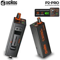 In-Ear Monitor Amplifier Rechargeable Personal IEM Amplifier XLR/TRS Input 3.5mm Output Stereo for Studio Use DGNOG P2 PRO
