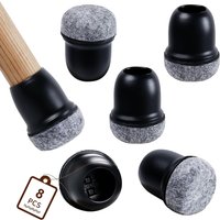 Chair Leg Floor Protectors Felt Foot Cover Silicone Diagonal with Thick Wrap Felt Pads Furniture Table Feet Protect Floors