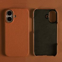Luxury Genuine Leather Cover case Back Etui Coque Shockproof For iphone 16 Pro Max 14Pro 13 XR XSMax Carcasa