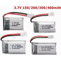 3.7V 150mAh 260mAh 300mAh 400mAh RC Palne Rechargeable lipo Battery for Remote Control FX620 FX820 F22 SU57 Mige530 Airplanes