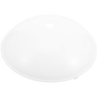 Round Ceiling Lamp Shade Plastic Cover Replacement for Indoor Bedroom Hallway Staircase Emergency Light Fixture Modern Style