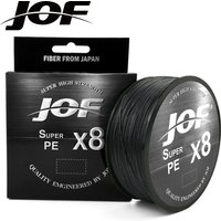 JOF X8 100M/150M/300M/500M PE Fishing Line Super Strong Braided Wire - Durable Multicolor Monofilament Line for Angling