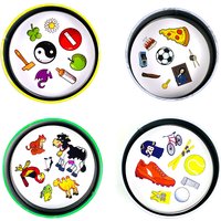 Metal Box Card Game Parent-child Interactive Games Cards Game For Family and Friends,Holiday Games Halloween and Christmas Gifts
