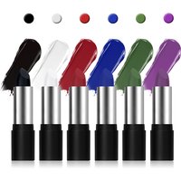 6 Colors Face Body Paint Stick Cream Eyeblack Tube Black Body Painting Blendable Sticks For Halloween Cosplay Joker Makeup