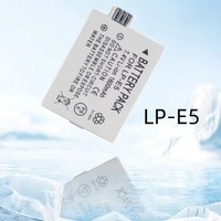 1-10PCS LP-E5 digital camera battery 1600mAh LP-E5 rechargeable battery, suitable for Canon EOS450 D1000 D500 D2000 DKISS X2 X3
