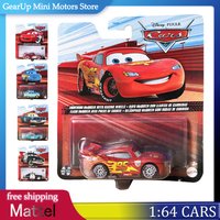 Mattel 1:64 Disney Pixar Cars Lightning McQueen Sheriff #11 Alloy Diecast Set Official Movie Replicas Collector's Gift for Kids