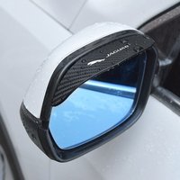 Carbon Fiber Accessories 2Pcs Car Rear View Mirror Rain Cover For Jaguar XF XJ-S XJ-6 X-Type XE S-Type F-PACE F-Type XK8XKXKRXFR