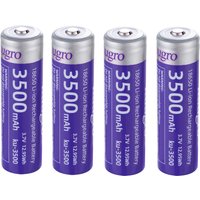Kuugro Ku-3500 18650 Battery 3500mAh 3.7V Li-ion Rechargeable Battery 12A Lithium Battery High Drain For Flashinglight Vaping