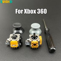 ZUIDID 1set Hall Effect Joysticks 3D Analog Joystick Stick Sensor Module Potentiometers & ThumbStick for Xbox 360