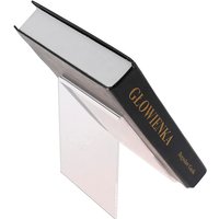 Clear Acrylic Book Display Stand - Multi-Angle Adjustable Photo Frame, Brochure Holder, Artwork Organizer for Tabletop Shelf