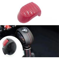 Handball Lever Shifter Knob Button Gear Shift Black for BMW Mini Cooper F54 F55 F56 F57 F60 2014-2021 Red