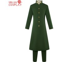SBluuCosplay Anime Noriaki KakMongolia Cosplay Costume, uniforme vert foncé, tenue de fête d'Halloween, version améliorée