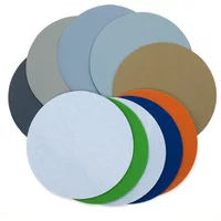 10 Pcs 8 Inch Sandpaper Waterproof Hook & Loop Sanding Discs 200mm, Silicon Carbide Sanding Paper for Wet/Dry Grinder Polishing
