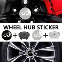Metal Car Wheel Center Hub Cap Rim Cover Emblem Stickers For Infiniti Q30 Q50 Q60 Q70 QX30 QX50 QX60 QX70 QX80 ESQ IPL FX50