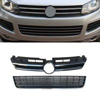 7P6853677A For VW Touareg 2011 2012 2013 2014 2015 Auto Replacement Front Hood Bumper Mesh Grille Grill Lower Grille