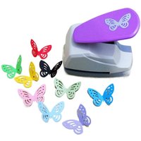 DIY Paper Cutting Butterfly Hole Punch New Scrapbooking Handmade 3D Shape Board Punch ABS Plastic Kid Hole Punch Children
