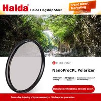 Haida NanoPro CPL Polarizing Filter Professional Polarizing Filter with Double-Sided Coating for Mirrorless and DSLR Cameras