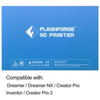 Pre-cut Build Plate Tape×5(pcs)For Flashforge Creator Pro 2/Creator Pro /Dreamer/Dreamer NX/Inventor 3D Printer