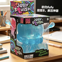 NEW Cute Nee Doh Jelly Hops Octopus Fidget Toy, Waterproof Water Play Sensory Toy, Great Gift for Boys and Girls