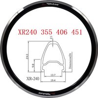 KINLIN XR240 Ultralight Aluminum Folding Bicycle Rims BMX 355 406 451 18 20 Inch 16 20 24 Holes