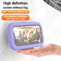 Waterproof Shower Phone Holder Rotation Angle Adjustable Telescoping Wall Mount Phone Holder For Bathroom Kitchen Bracket Stand