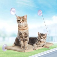 20kg Capacity Cat Hammock with Rock Climbing Frame Comfortable Sunny Window Seat Hanging Pet Bed for Kittens New Pet Supplies