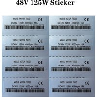 New Free Shipping 48V 125W Stickers Tongsheng mid motor 10/20 PCS/LOT eBike Conversion Kit Sticker for Tongsheng TDZ2