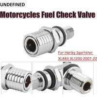 Silver Motorcycles Fuel Check Valve Replace OEM Part Number 75309-07A For Harley Sportster XL883 XL1200 XL 800 1200 2007-2022