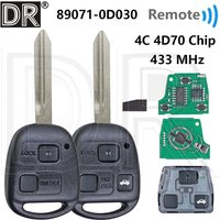 Great P/N:89071-0D030 433MHz 4C/4D70Chip VALEO 736716-A Car Remote Control Key For Toyota Corolla Yaris Avensis Avanza 2003-2012 image 4