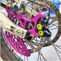 AliExpress NONE Super bike Light bee X/S Upgrade Foot Brake Dual Caliper Bracket Rear Dual Brake Adapter Bracket Rear Caliper Disc Brake Cover