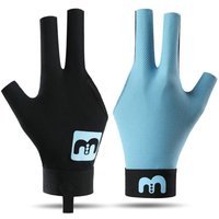 New Left Hand Billiards Glove Elastic Non Slip Three Fingers Glove Mesh Breathable Snooker Billiard Glove Fitness Accessories