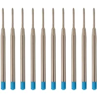 5/10/20/30pcs L:3.9 In Ballpoint Pen Refills for Parker Pens Medium Point blue red Black Ink Rods for Writing Office Stationery