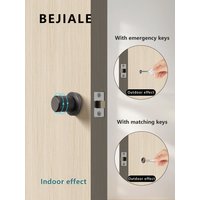 Minimalist Invisible Door Lock Single-sided Lock Indoor Bedroom Wooden Door Handle Hidden Background Wall Concealed Door Lock