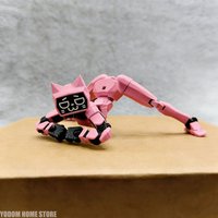 Assembled 3D Printed Dummy 13 Lucky13 Posable TV Man with Cat Ears Articulated Doll for Gift