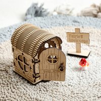 Fairy House DIY Decor Kit - Assemble Craft with Family, Boosts Imagination, All Accessories Fit Inside Magical Storytelling Gift
