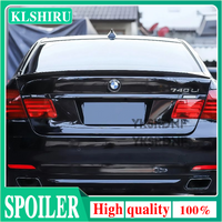 2008-2014 ABS Black Carbon Look Rear Trunk Ducktail Lip Spoiler For BMW 7 Series F01 F02 740i 750i Car Exterior Tuning Accessori