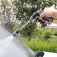 Upgrade High-Pressure Water Gun Adjustable Metal Cleaning Car Wash Machine Home Garden Watering Hose Nozzle Washing Tools