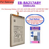 5000mAh EB-BA217ABY Battery For Samsung Galaxy A21S A13 A04S A047 A12 M02 A02 M12 A13 4G SM-A217F SM-A217M Phone Batteries