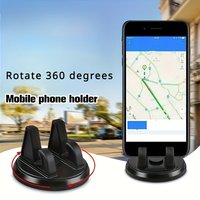 360 Degree Rotatable ABS Instrument Panel Holder Anti Slip Phone Holder GPS Navigation Accessories Adjustable Car Phone Holder