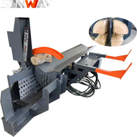 High Quality 20T Wood Processor Hydraulic Firewood Processor Machine Log Wood Splitter Forestry Machinery with CE